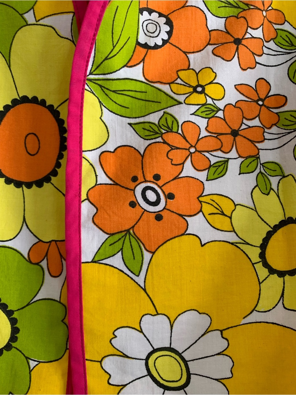 Floral Cropped Accent Jacket in Yellow & Orange - Picture 4 of 6